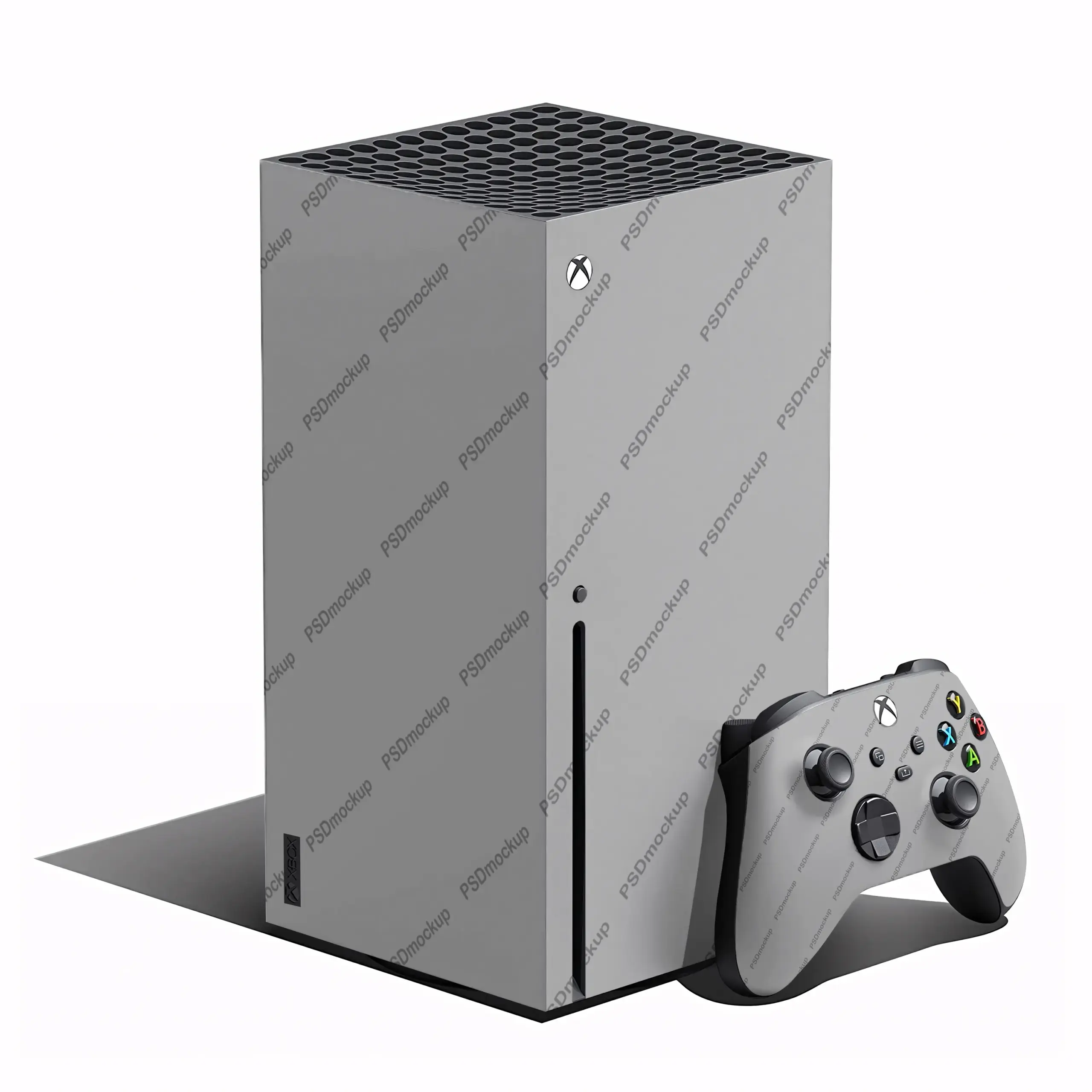 Xbox Series X Gaming Console | Skin PSD Mockup Template