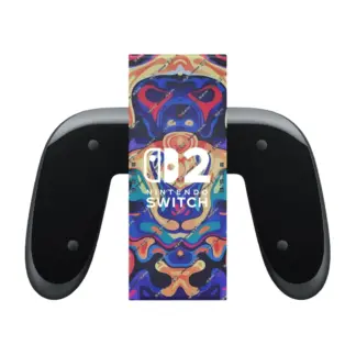Nintendo Switch Joy-Con 2 Grip Skin PSD Mockup | Charging Grip